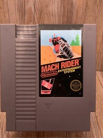 Mach Rider (Nintendo, 1985) NES Game Cartridge 5 Screw Authentic