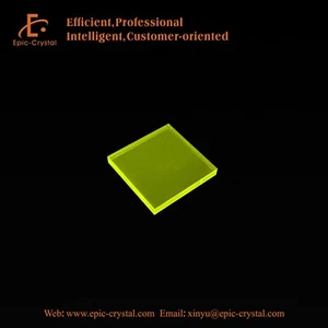 LuAG:ce 2 sides polished 10x10x2mm - Picture 1 of 1