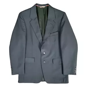 Vintage Levis Anzug Jacke Herren 40R Navy Blau Blazer Kerb Revers Sport Mantel - Bild 1 von 10