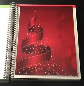 Red Sparkle Tree and Ornament DASHBOARD for use with Erin Condren Life Planner - Picture 1 of 3