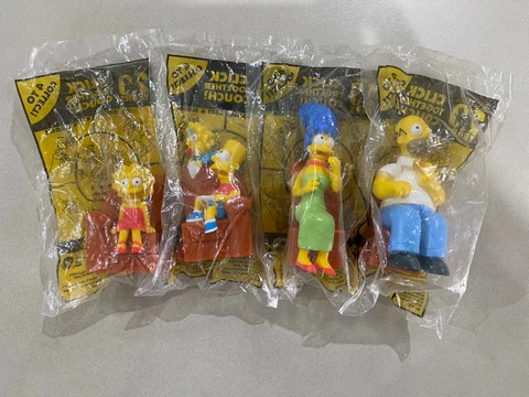 The Simpsons 20 Years Couch Set Hungry Jack's Brand New Sealed Ultra Rare Cover