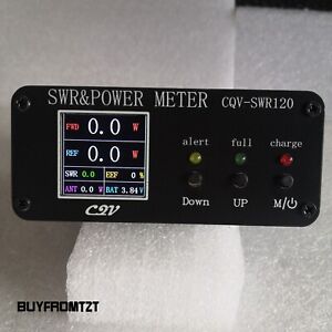 1.8MHz-54MHz CQV-SWR120 Colour LCD Display SWR & Power Meter Type-C Interface