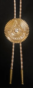Corbata bolo masónica del pasado maestro de lujo (PMBT-3) - Imagen 1 de 1