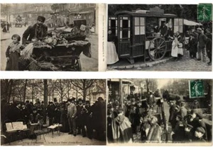 PARÍS FRANCIA VIDA CALLEJERA, PROFESIONES 44 postales antiguas anteriores a 1940 (L2498) - Imagen 1 de 11