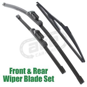 For Nissan Pulsar C13 Hatchback 2014-2018 Front Wiper Blades & Rear Wiper Blade