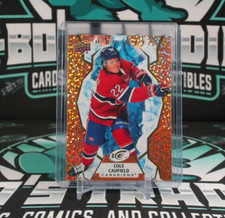 2021-22 UPPER DECK ICE HOCKEY ORANGE COLE CAUFIELD RC #122 MONTREAL CANADIENS