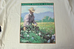 NWT VTG Patagonia Choose Organic Cotton Shirt Men's Large L Made in USA 50324S - Picture 1 of 7