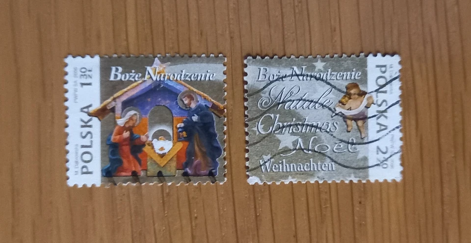 Juego completo de sellos usados Polonia / Polska: Navidad 2006 Foto 1 de 1