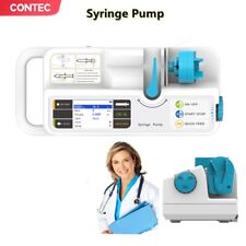 CONTEC Syringe Pump LCD real-time Alarm Rechargable battery for Human Warranty