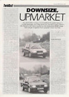 Rover 216 Vitesse Road Test 1985 UK Market Foldout Brochure Motor Ford Orion