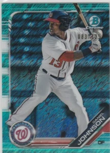2019 Bowman Chrome Aqua Shimmer Refractor 083/125 Daniel Johnson #BCP-22 - Picture 1 of 1