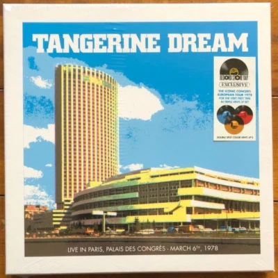 Tangerine Dream Live In Paris Box Set Coloured Vinyl Record New 3700477835460 - Image 1 of 4