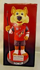 PHOENIX COYOTES HOCKEY MASCOT "HOWLER" COYOTE BOBBLE HEAD - NEW IN BOX