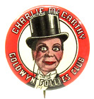 1938 CHARLIE McCARTHY GOLDWYN FOLLIES CLUB celluloid pinback button MOVIE yy