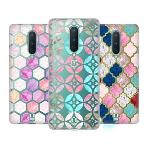 FUNDA HEAD CASE DESIGNS CON DIBUJO DE AZULEJOS DE MÁRMOL SUAVE PARA TELÉFONOS GOOGLE ONEPLUS - Imagen 1 de 10