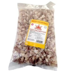 Kingsway Fizzy Cola Flaschen saure gummiartige Süßigkeiten Großpackung 200 g - 2,5 kg UK - Bild 1 von 10
