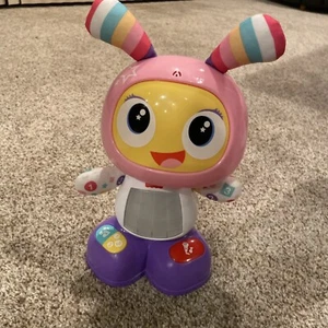 Pink Fisher Price bright beat dlx Robot educational musical toy Works - Picture 1 of 3