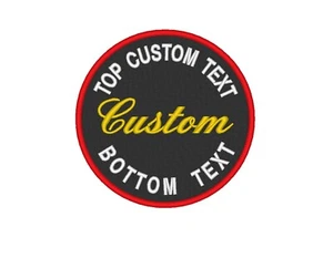 Parches de insignia bordados personalizados de 4" para motociclista bordados forajidos MC - Imagen 1 de 11