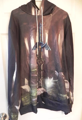 Мужская толстовка с капюшоном Legend of Zelda размер XXL - Изображение 1 из 4