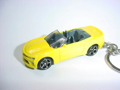 热卖 3D 黄色雪佛兰 CAMARO SS 定制钥匙链 钥匙圈 GM 肌肉火柴盒 — 第 1/4 张图片