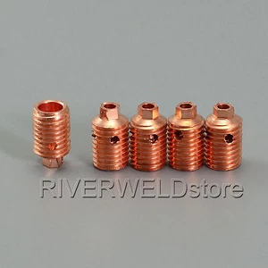 24CB332 3/32 ( 2.4mm ) Collet Bodies Fit TIG Welding Torch WP-24/24W 180Amp 5pcs - Picture 1 of 3