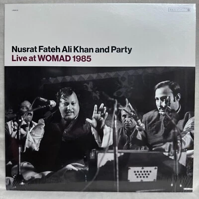 Nusrat Fateh Ali Khan Live At WOMAD 1985 LP Vinyl Record Bollywood Indian Mint - Image 1 of 4