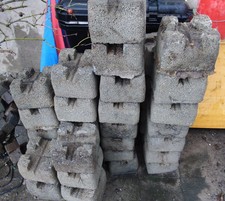 42 stk.Beton Fundament Steine Unterbau Terasse