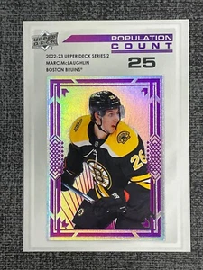 Marc McLaughlin 2022-23 Upper Deck Series 2 Hockey Population Count 25 #PC-35 RC - Picture 1 of 2