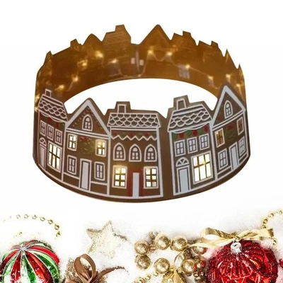 Luminous Christmas Tree Cover Skirt LED New Year Tree Skirts  Holiday Supplies - Image 1 of 4