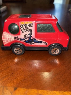 De colección Buddy L Marvel Amazing Spiderman Die Cast Spider Van Foto 1 de 4