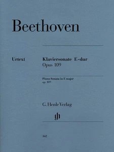 Beethoven Piano Sonata No 30 E Major Op 109 Henle Urtext Solo Sheet Music Book - Picture 1 of 1