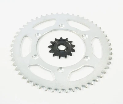 Sprockets fit Yamaha YZ125 2005 - 2014 Front and Rear Silver 13/50 - Image 1 of 3