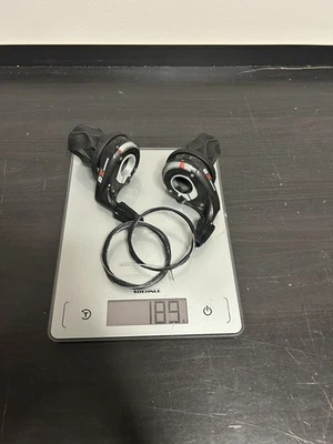 SRAM X-0 3x9s Black Mountain Bike Gripshift Shifters Set - Image 1 of 4