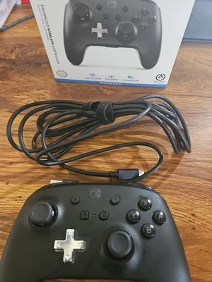 Interruptor controlador inalámbrico mejorado Nitendo PowerA negro Foto 1 de 3