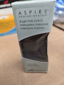 Cooper Aspire 9501SG Interruttore monopolare NUOVO - Foto 1 di 3