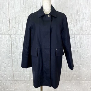 Mackintosh Coat Asian fit S US size XS Navy Authentic Wool Men's Used - Picture 1 of 12