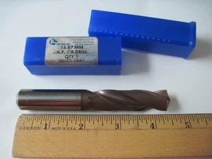 15.87mm Solid Carbide Drill, Thru Coolant, 3xD, Reconditioned Coromant 860 - Picture 1 of 7