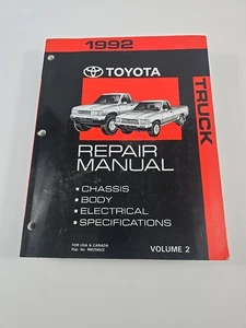 1992 Toyota Truck Shop Service Repair Manual Volume 2 - Bild 1 von 3