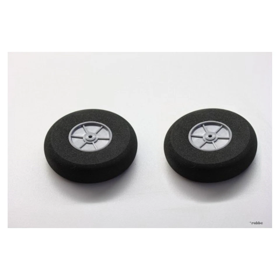 75mm Leichträder Räder 1 Paar Reifen 75 mm Ø75 Moosgummi - Bild 1 von 1