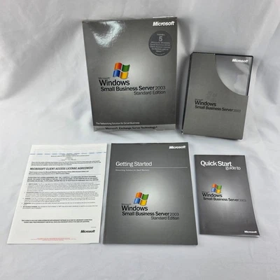 Microsoft Windows Small Business Server 2003 Standard Edition w/ Product Keys - Image 1 of 4