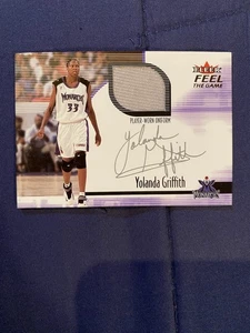 2001 Fleer Tradition WNBA Yolanda Griffith Game Used Patch! HOF Monarchs! - Picture 1 of 8