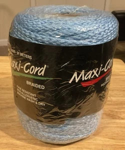Maxi-Cord 6mm 100yds Braided Polypropylene Cord Blue #36684 NOS Sealed - Picture 1 of 1