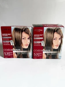 2 X L’Oreal Couleur Experte Express Hair Color 5.3 Chocolate Macaroon Brown - Picture 1 of 2