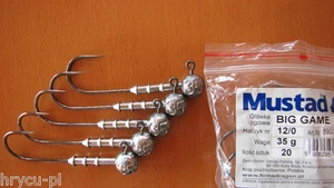 5 MUSTAD JIGKÖPFE GR. 12/0 - 35g  FÜR KOPYTO ! - Imagen 1 de 1