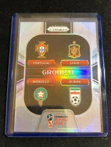 Panini 2018 Prizm World Cup Group Stage Insert Group B Portugal Spain RARE - Picture 1 of 2