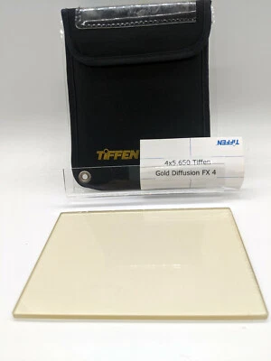 Tiffen 4x5.65" Gold Diffusion FX 4 Filter MFR #4565GDFX4 - Image 1 of 4
