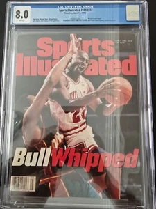 MICHAEL JORDAN Sports Illustrated #v84 #24 CGC 8 - Picture 1 of 2