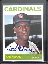 2013 Topps Heritage Real One Autograph #ROA-BG Bob Gibson