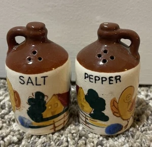 Vintage Chick Farm Jug Salt And Pepper Shakers - Picture 1 of 6
