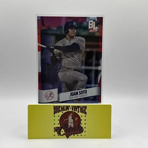 2024 Topps Big League Juan Soto Super Rare Red Foil #288 - New York Yankees - Imagen 1 de 3